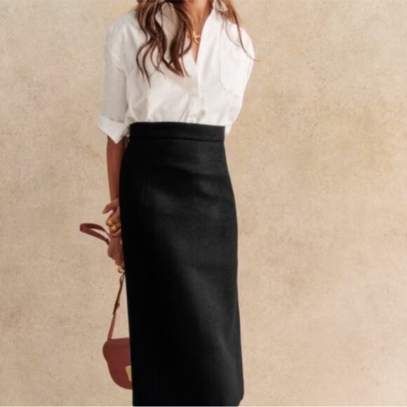 Sezane Tomboy White Shirts, Size 38 / US 6 - Picture 3 of 9